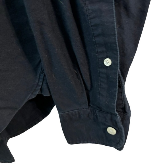 Abercrombie and Fitch Men's XXL, Dark Blue, Button Collar, Button Up Oxford EUC - Picture 10 of 13